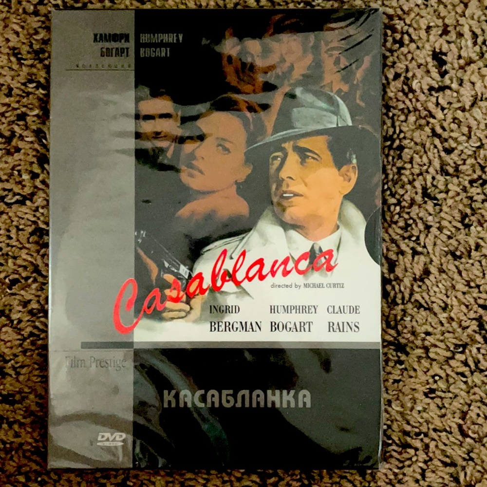 Casablanca movie in English and Russian